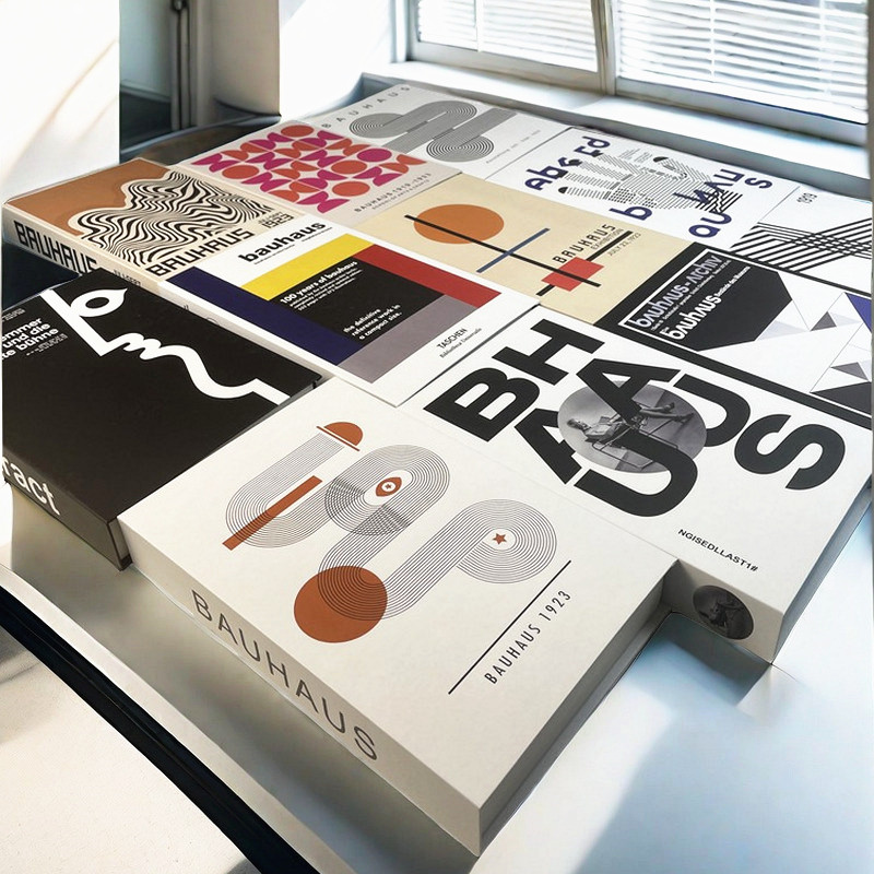 Interior Design Book - Abstrakcyjne luksusowe książki dekoracyjne Bauhaus Boho