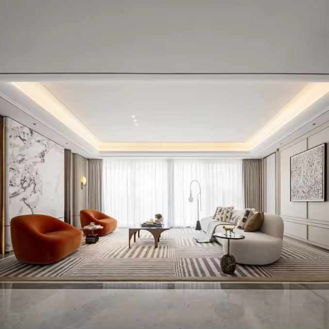 Interior Design And Construction - Sanhai Interior Design Service Współczesny, zwięzły
