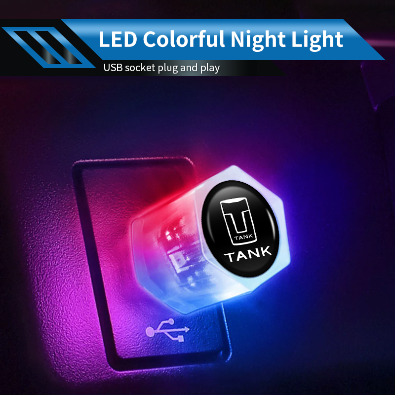 Interior Design Icon - Samochodowe oświetlenie ambientowe LED USB, bez