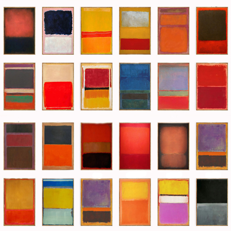 Interior Designer - Dekoracje ścienne, zestawy plakatów Mark Rothko,
