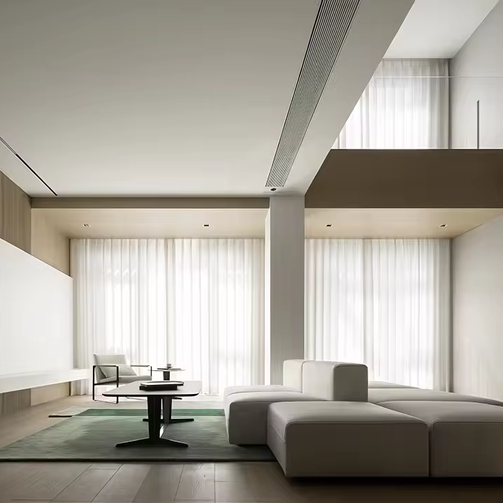 Interior Design And Construction - Sanhai Projektowanie wnętrz Nowoczesny minimalistyczny styl