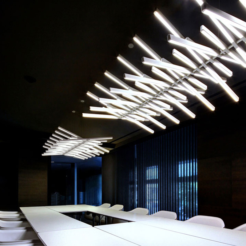 Żyrandol w kształcie rybiej oś – Interior Design Meeting Room recenzja i cena