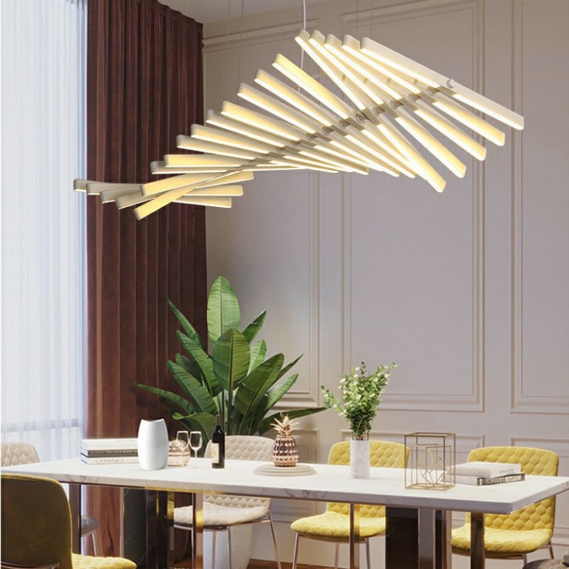 Żyrandol w kształcie rybiej oś – Interior Design Meeting Room recenzja i cena