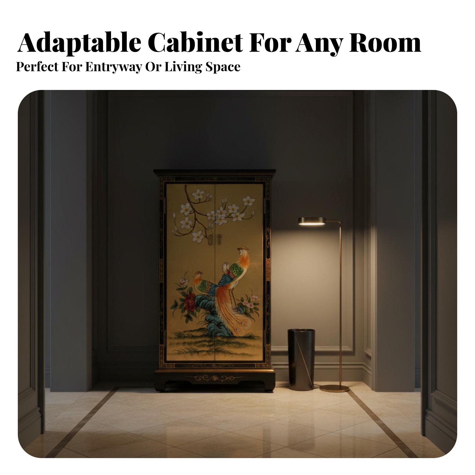 Ręcznie malowana szafka dwudrz – Interior Designer recenzja i cena