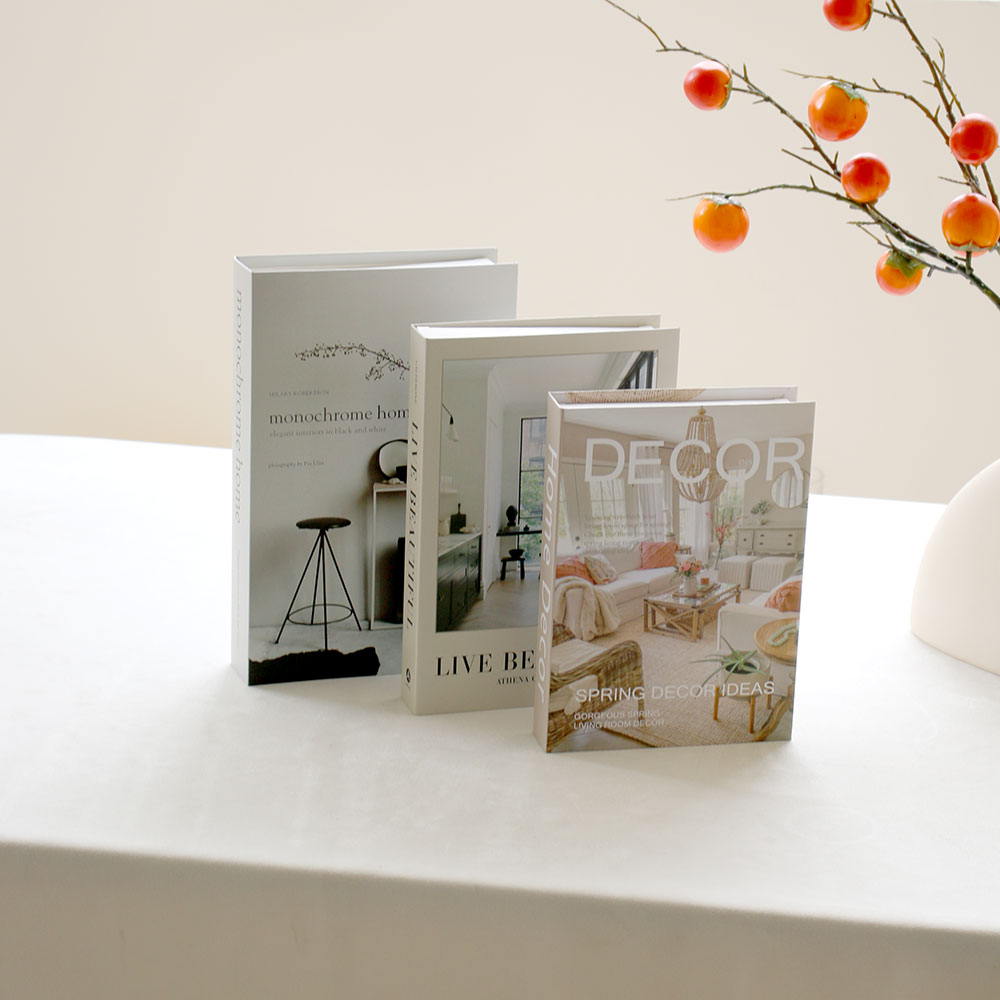 3 szt./zestaw Luksusowe dekora – Interior Design Book recenzja i cena