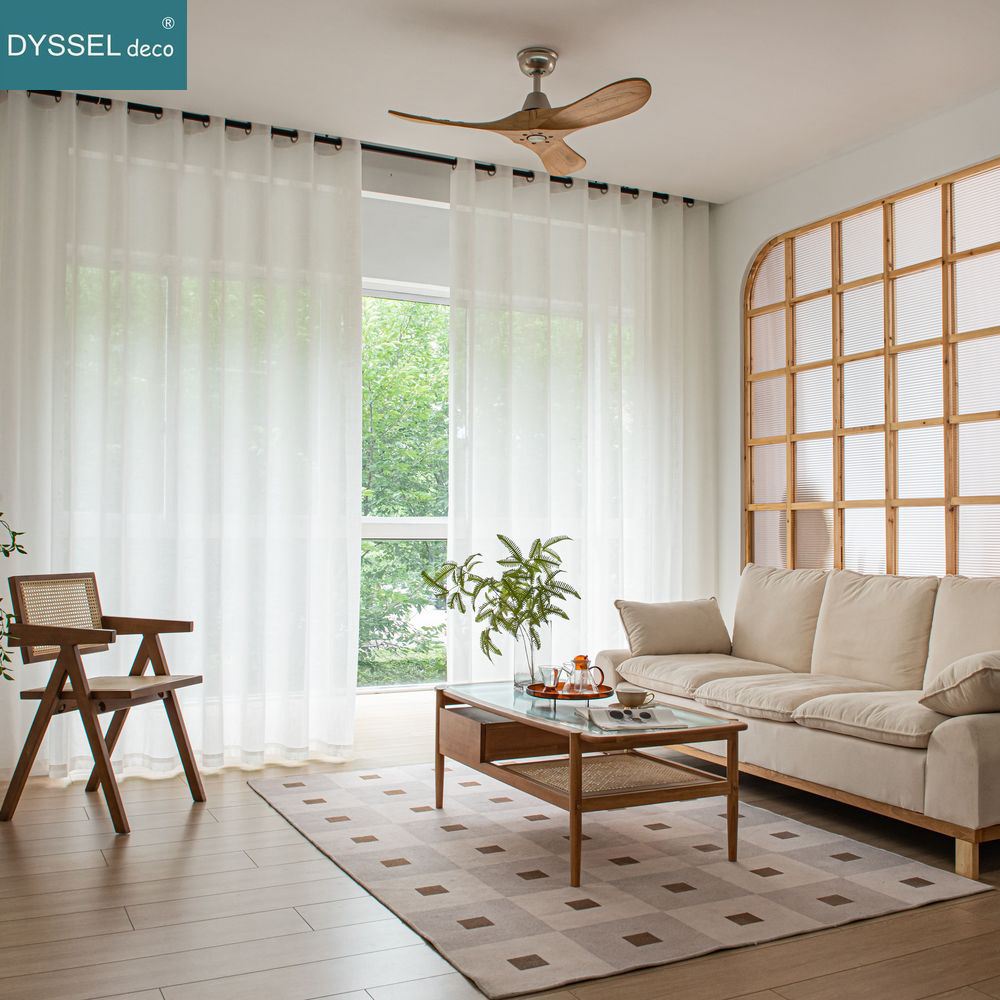Nowoczesne zasłony okienne w s – Linen Curtain Eyelet recenzja i cena
