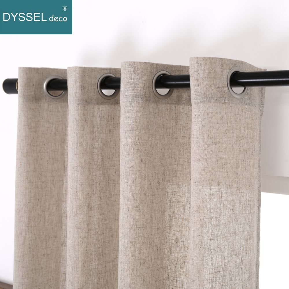 Solidny dom dekoracyjny anty-u – Linen Curtain Eyelet recenzja i cena