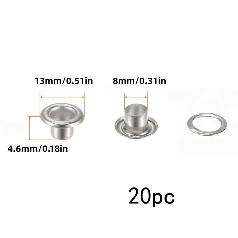 20 szt. 8mm metalowych oczek d – Linen Curtain Eyelet recenzja i cena