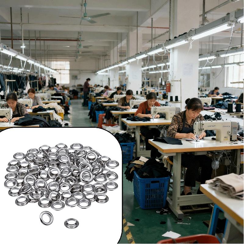 86 szt. oczek ze stali nierdze – Linen Curtain Eyelet recenzja i cena