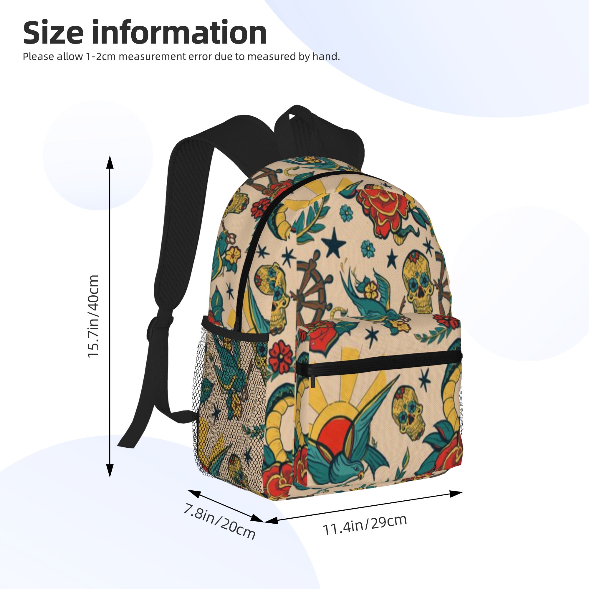 Plecak w stylu punk z motywem  – Interior Design Illustrated recenzja i cena