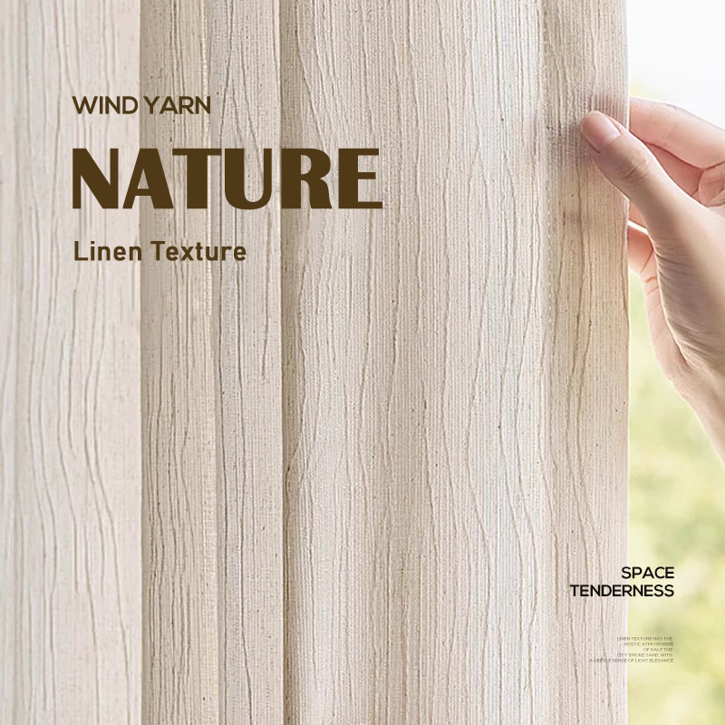 Zasłony żakardowe lniane półza – Linen Curtain Eyelet recenzja i cena